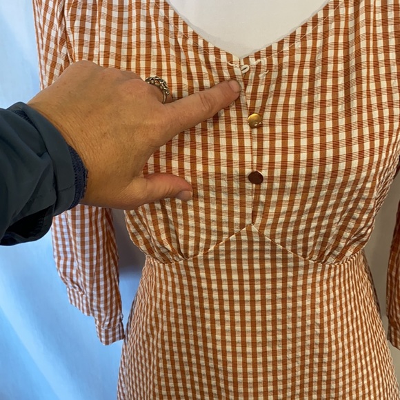 CRKO 3/4 sleeve maxi dress, see descr for size - Picture 3 of 4